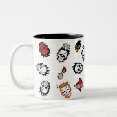 Suicide Squad | Diablo Emoji Pattern Tweekleurige Koffiemok (Links)