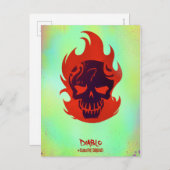Suicide Squad | Diablo Head-pictogram Briefkaart (Voorkant / Achterkant)