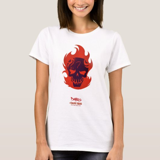 Suicide Squad | Diablo Head-pictogram T-shirt (Voorkant)