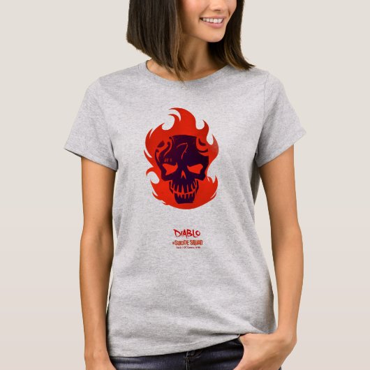 Suicide Squad | Diablo Head-pictogram T-shirt (Voorkant)