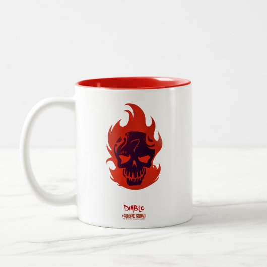 Suicide Squad | Diablo Head-pictogram Tweekleurige Koffiemok (Links)