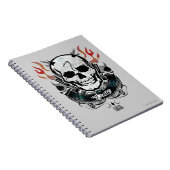 Suicide Squad | Diablo Skull & Flames Tattoo Art Notitieboek (Rechterzijde)