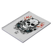 Suicide Squad | Diablo Skull & Flames Tattoo Art Notitieboek (Linkerzijde)