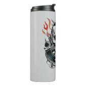 Suicide Squad | Diablo Skull & Flames Tattoo Art Thermosbeker (Gedraaid links)