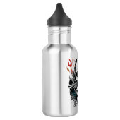 Suicide Squad | Diablo Skull & Flames Tattoo Art Waterfles (Links)