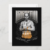 Suicide Squad | El Diablo "Redemption" Tattoo Briefkaart (Voorkant / Achterkant)