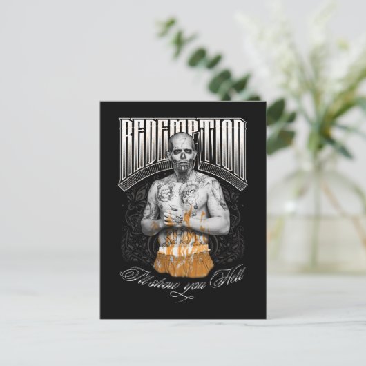 Suicide Squad | El Diablo "Redemption" Tattoo Briefkaart (Staand voorkant)