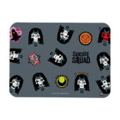 Suicide Squad | Enchantress Emoji Pattern Magneet (Horizontaal)