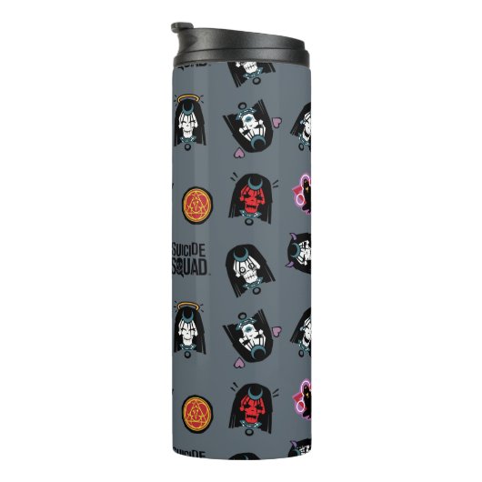 Suicide Squad | Enchantress Emoji Pattern Thermosbeker (Geroteerd rechts)