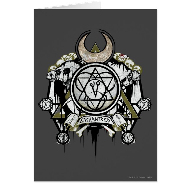 Suicide Squad | Enchantress Symbols Tattoo Art (Voorkant)