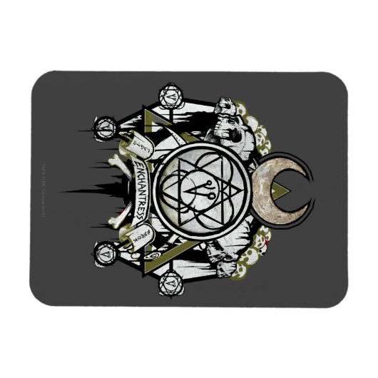 Suicide Squad | Enchantress Symbols Tattoo Art Magneet (Horizontaal)