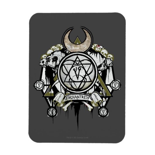 Suicide Squad | Enchantress Symbols Tattoo Art Magneet (Verticaal)
