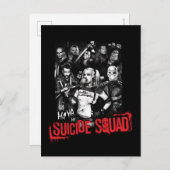 Suicide Squad | Foto Grunge Group Briefkaart (Voorkant / Achterkant)