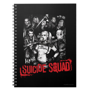 Suicide Squad   Foto Grunge Group Notitieboek