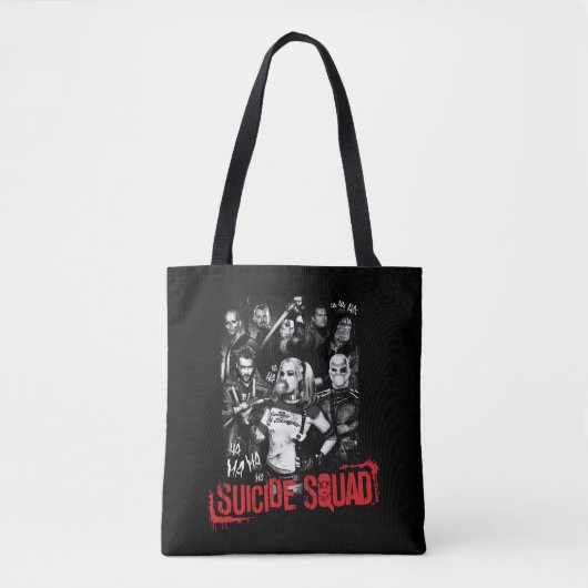 Suicide Squad | Foto Grunge Group Tote Bag (Voorkant)