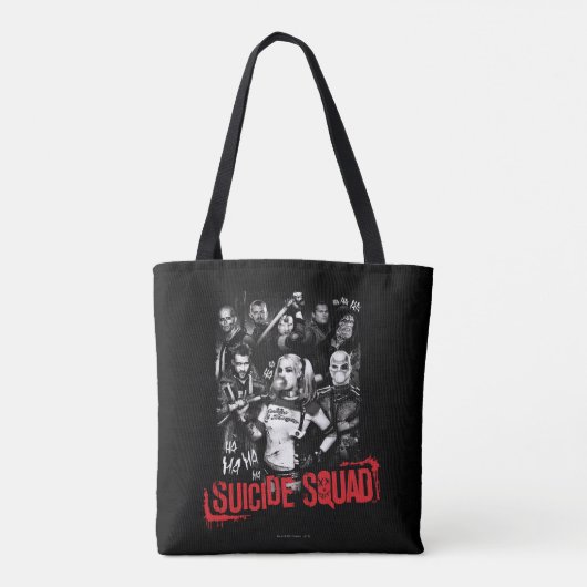 Suicide Squad | Foto Grunge Group Tote Bag (Achterkant)