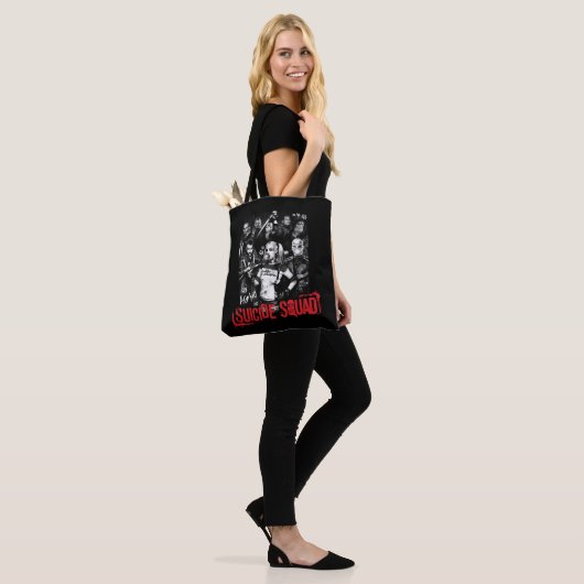 Suicide Squad | Foto Grunge Group Tote Bag (Op model)