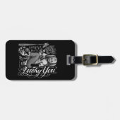 Suicide Squad | Foto Harley Quinn Typografie Bagagelabel (Voorkant horizontaal)