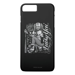 Suicide Squad   Foto Harley Quinn Typografie iPhone 8/7 Plus Hoesje