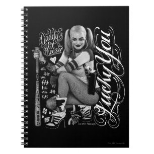 Suicide Squad Foto Harley Quinn Typografie Notitieboek