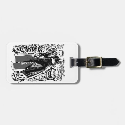 Suicide Squad | Foto Joker Typografie Bagagelabel (Voorkant horizontaal)