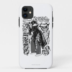 Suicide Squad   Foto Joker Typografie Case-Mate iPhone Case