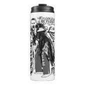 Suicide Squad | Foto Joker Typografie Thermosbeker (Voorkant)