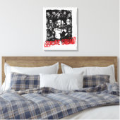 Suicide Squad | Foto van Grunge Group Canvas Afdruk (Insitu (Slaapkamer))