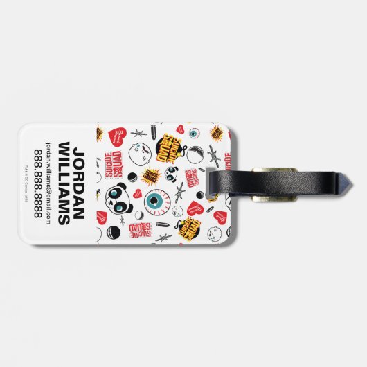 Suicide Squad | Friends Forever Pattern Bagagelabel (Achterkant horizontaal)