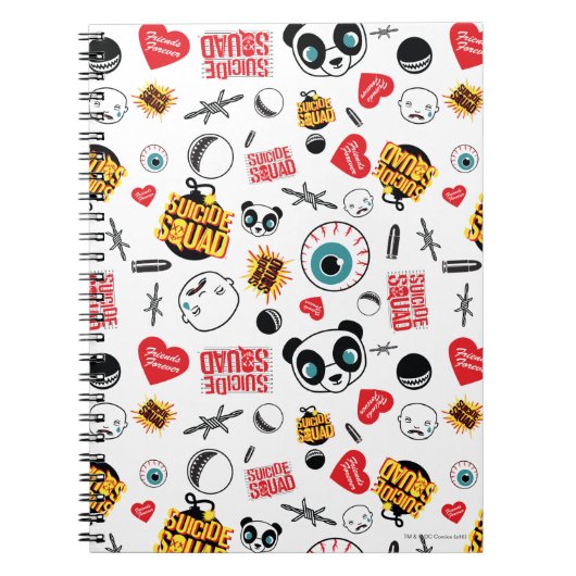 Suicide Squad | Friends Forever Pattern Notitieboek (Voorkant)