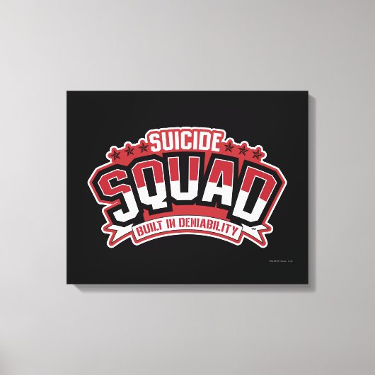 Suicide Squad | Gebouwd in ontkennbaarheid Canvas Afdruk (Voorkant)