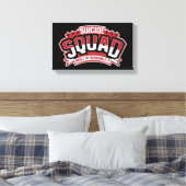 Suicide Squad | Gebouwd in ontkennbaarheid Canvas Afdruk (Insitu (Slaapkamer))