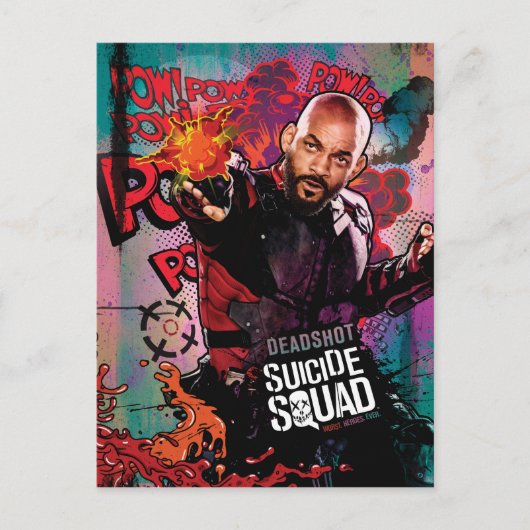 Suicide Squad | Graffiti in doodshot Briefkaart (Voorkant)