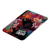 Suicide Squad | Graffiti in doodshot Magneet (Linkerzijde)