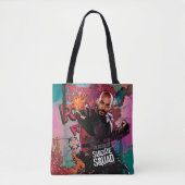 Suicide Squad | Graffiti in doodshot Tote Bag (Voorkant)