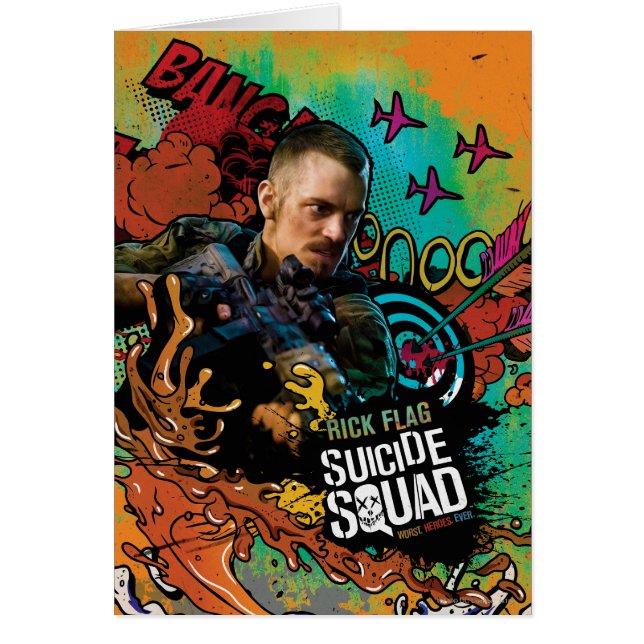 Suicide Squad | Graffiti met kenmerk Rick Flag (Voorkant)