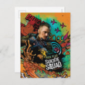 Suicide Squad | Graffiti met kenmerk Rick Flag Briefkaart (Voorkant / Achterkant)
