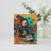 Suicide Squad | Graffiti met kenmerk Rick Flag Briefkaart (Staand voorkant)