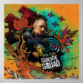 Suicide Squad | Graffiti met kenmerk Rick Flag Poster (Voorkant)