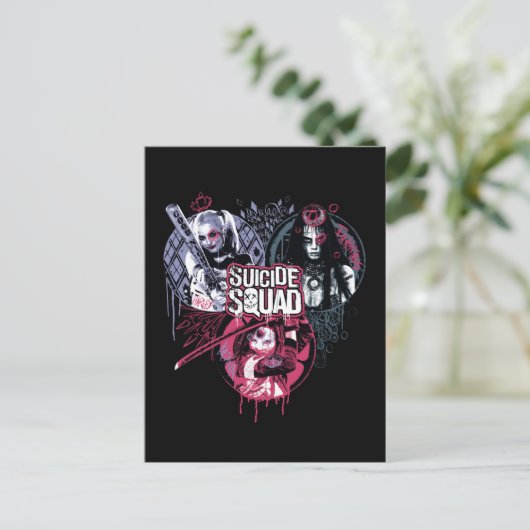 Suicide Squad | Graffiti-toegangspasjes voor klein Briefkaart (Staand voorkant)