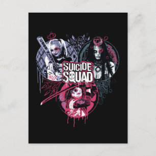 Suicide Squad   Graffiti-toegangspasjes voor klein Briefkaart