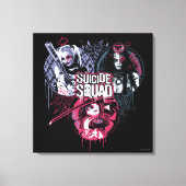 Suicide Squad | Graffiti-toegangspasjes voor klein Canvas Afdruk (Voorkant)