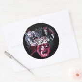 Suicide Squad | Graffiti-toegangspasjes voor klein Ronde Sticker (Envelop)