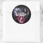 Suicide Squad | Graffiti-toegangspasjes voor klein Ronde Sticker (Tas)