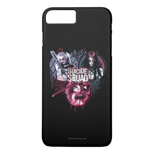 Suicide Squad | Graffiti-toegangspasjes voor Squad Case-Mate iPhone Case (Achterkant)