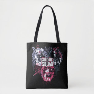Suicide Squad   Graffiti-toegangspasjes voor Squad Tote Bag