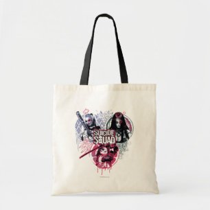 Suicide Squad Graffiti-toegangspasjes voor Squad Tote Bag