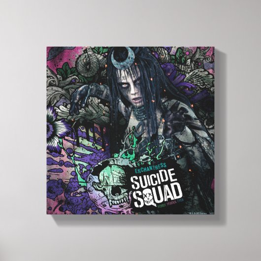 Suicide Squad | Graffiti voor betogers Canvas Afdruk (Voorkant)