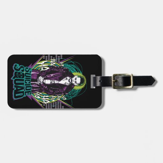 Suicide Squad | Grafisch joker Retro Rock Bagagelabel (Voorkant horizontaal)