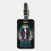 Suicide Squad | Grafisch joker Retro Rock Bagagelabel (Voorkant verticaal)